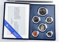 1986 Royal Canadian Mint Coin Set
