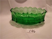 Fostoria Coin Glass - Oval Bowl - Emerald