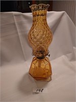 Fostoria Coin Glass Coach Lamp