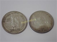 Pair of Canadian Silver Dollar Coins
