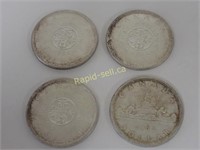 Canadian Silver Dollars x 4