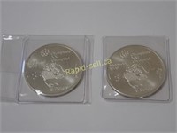 Silver 1976 Montreal Olympic Coin 5 Dollar Coins