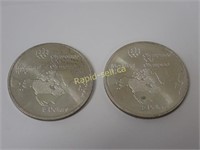 Silver Montreal Olympic Coins
