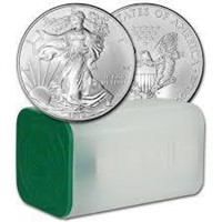 2009 US Mint Tube American Silver Eagle