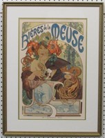 Beer From The Meuse Giclee By Alphonse Mucha