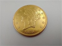 SUPER NICE 1879 S 20$ Liberty Gold Coin