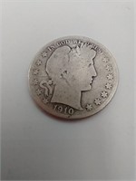 1910 S Walking Liberty Silver Half Dollar -