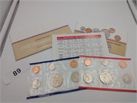 1986 Uncirculated US Mint Coin Set