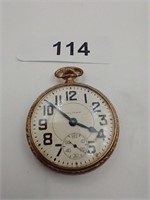 Waltham Pocket Watch (Dbl.Plate over composition)