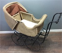 1920’S WICKER BABY BUGGY