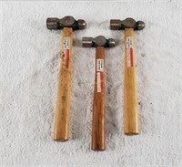 Lot Of 3 Pittsburgh Co. Ball Pein Hammers