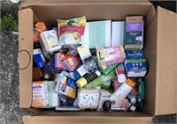 Box Lot of Health and Beauty Products