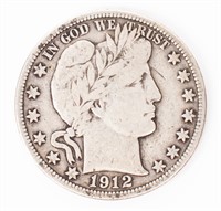 Coin 1912-D United States Barber Half Dollar