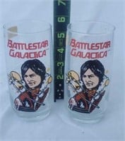 1979 Battlestar Galactica Collector Glasses