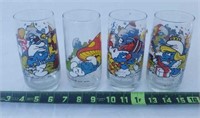1980's Smurf Collector Glasses