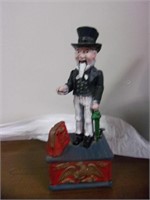 Cast Iron Uncle Sam Bank