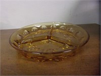 Amber Split Bowl