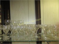 Etched Crystal & Glass Stemware
