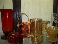 Amberina Glass & Marigold Glass Collection