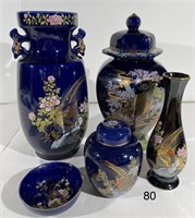 5 Piece Porcelain Japanese Set