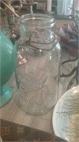 Tall ball ideal clear glass jar