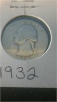 1932 silver quarter