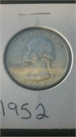 1952 silver quarter