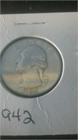 1942 silver quarter