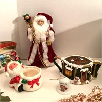 MISC. CHRISTMAS ITEMS WITH TIN