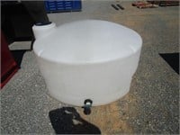 300 Gallon Poly Water Tank w/ Pipes