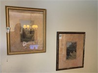 Pair of Landscape Prints and Frames