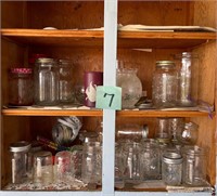 Cupboard Full of Fruit Jars