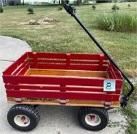 Farm & Fleet Child's Red Stakeside Pull Wagon