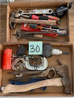 Two (2) Box Lot of Hand Tools & Related