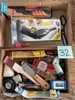 Two (2) Box Lot of Misc. Tools