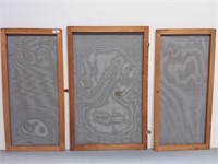 Wood Framed Window Screens