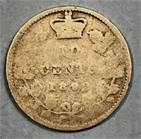 1892 10c  Silver Canada
