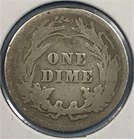 1907 USA SILVER 10c