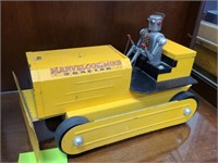 Vintage Marvelous Mike Robot Driven Tractor