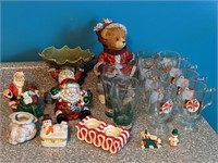Santa Decorations, Christmas Glasses & more