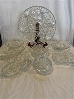 VINTAGE ANCHOR HOCKING 8 PCS. - GREAT CONDITION