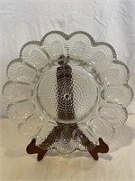 VINTAGE CLEAR CLASS EGG TRAY