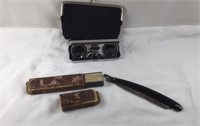 Focal Folding Opera Binoculars Glasses W Case