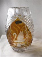 Tulia made in Poland Vases Swan 10.5 Floral 6rd
