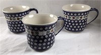 Polish Pottery Large Coffee Cups 4