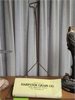 Vintage Harpster Grain Co. Advertising Dust Pan