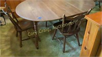 Rockingham Maple table and 4 chairs