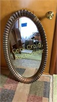 Large oval mirror 22 x 38