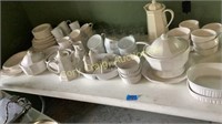 Corning ware and Misc white dishes and