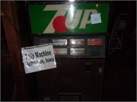 7 Up pop machine, Jefferson IA 56in x 27in